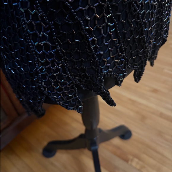 Elegant Black Beaded Women's Top - Picture 6 of 12